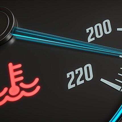 Check Car Temperature gauge